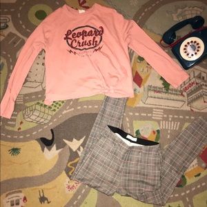 Zara Girls Shirt & Pants set